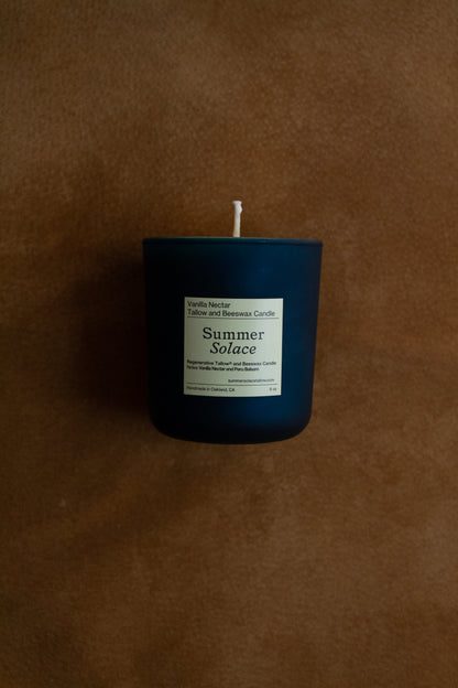Vanilla Nectar – Tallow & Beeswax Candle with Peru Balsam | 8.5 oz