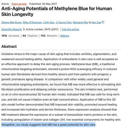 Methylene Blue Tallow Soap