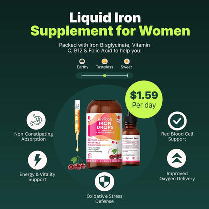 Liquid Iron Supplement for Women