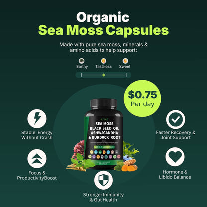 Organic Sea Moss Capsules