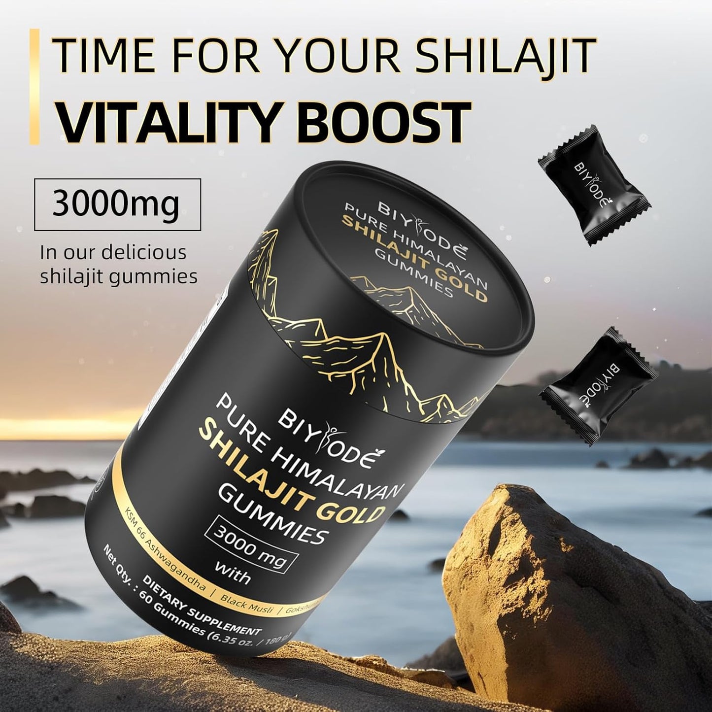 Shilajit Gummies: Pure Shilajit Himalayan