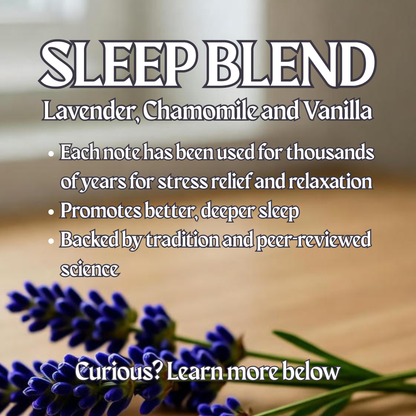 Sleep Blend Natural Lip Balm - Lavender, Chamomile, and Vanilla