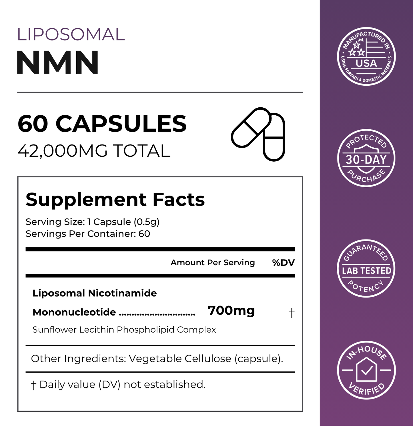 Liposomal NMN Capsules