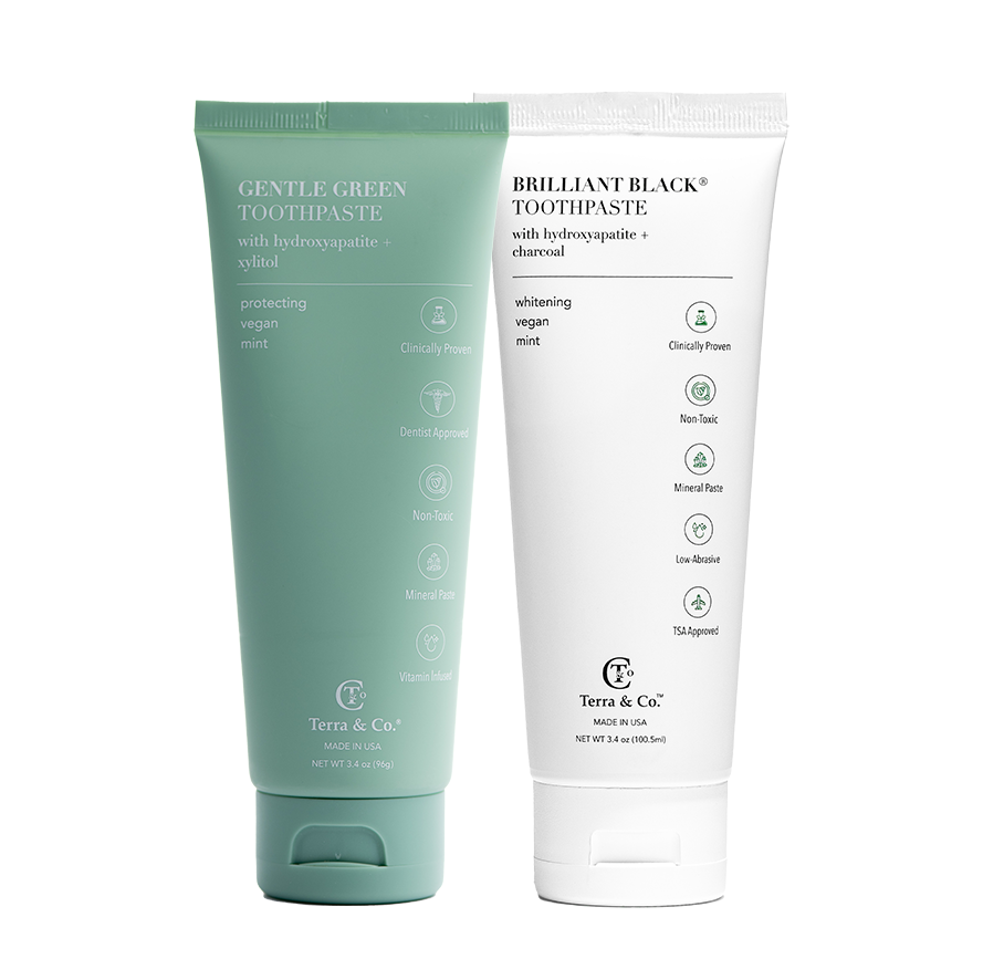 Gentle Green™ Sensitive Toothpaste with Hydroxyapatite & B12 (Fluoride-Free, Natural Enamel Support & Sensitive Teeth Relief)