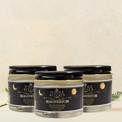 Whipped Magnesium Tallow Balm – Relaxing Skin & Body Moisturizer