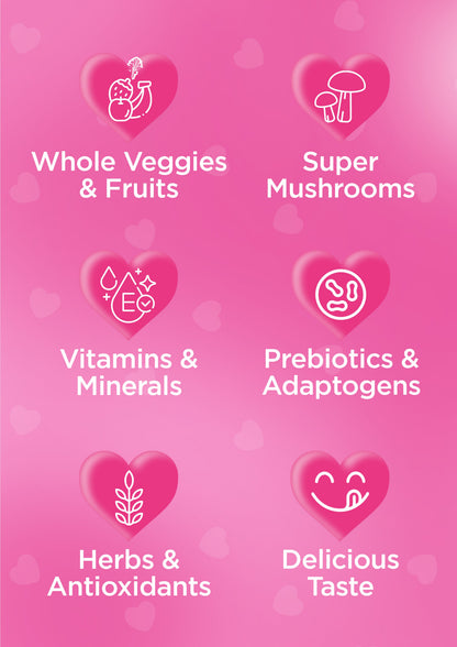 It Girl Snack - Superfoods Greens Gummies in Pink Starburst Flavor