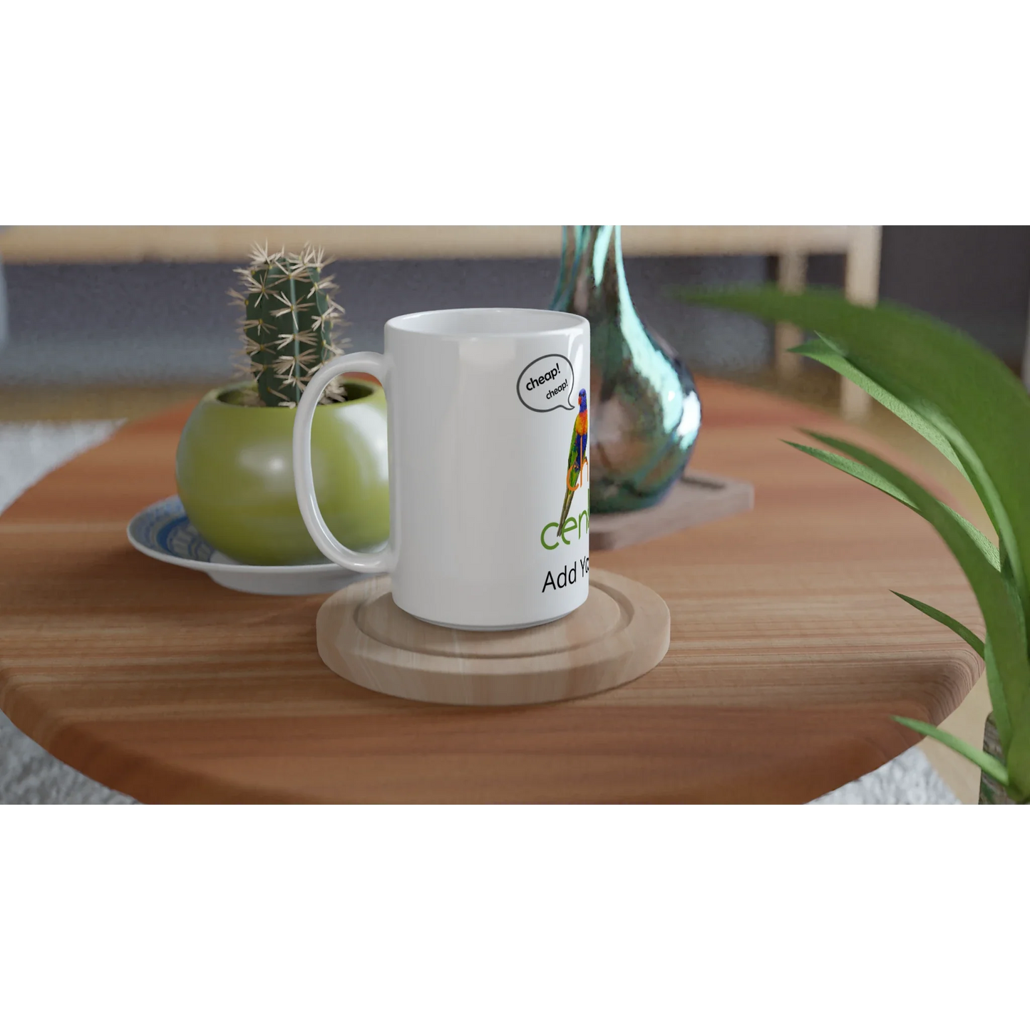 White 15oz Ceramic Mug