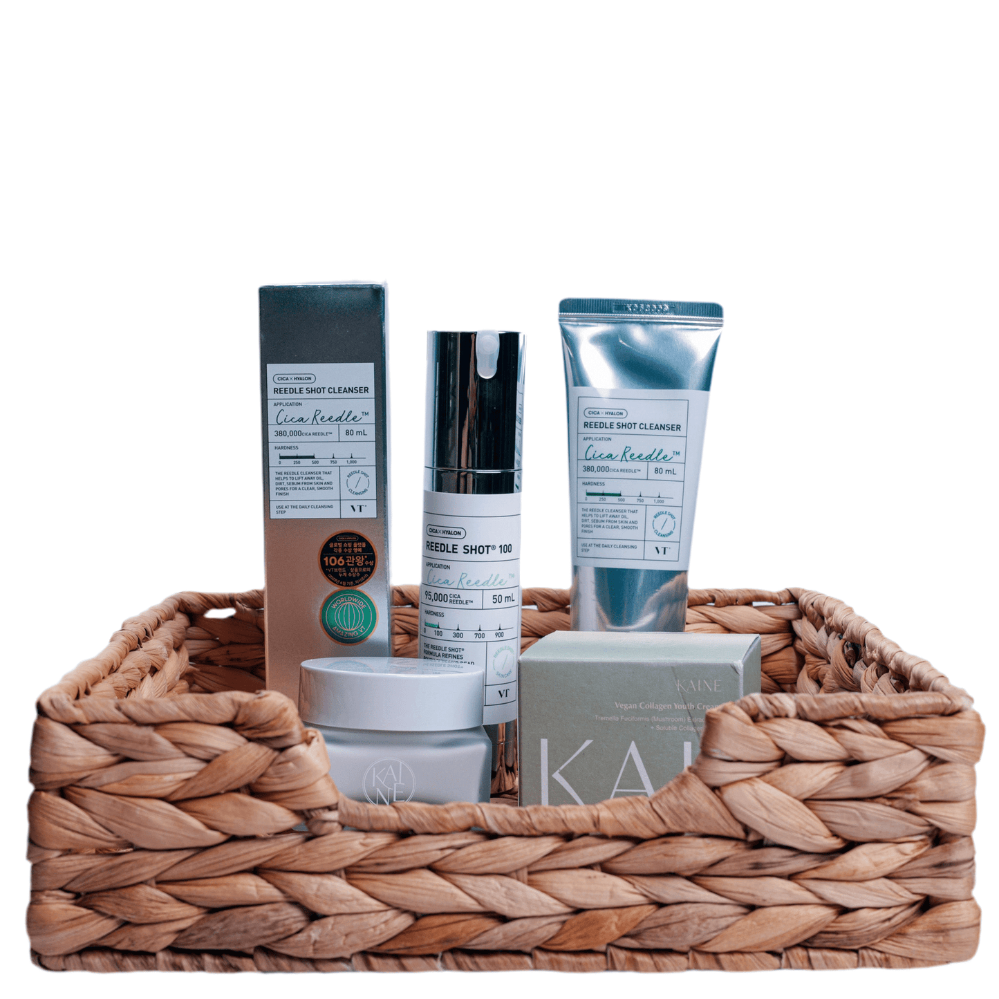 Anti-aging Routine with Vt reedle microneedlelike gel