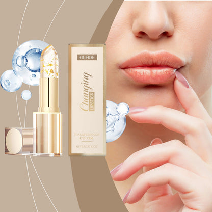 Gold Leaf Color-Changing Nourishing Lipstick