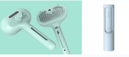 Pet Comb Self Cleaning Pets Hair Remover Brush For Dogs Grooming Tools Dematting Comb Built-in Mist Humidifier Pet Products
