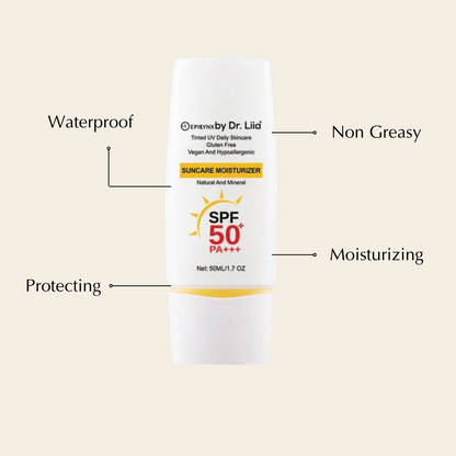 SPF 50 Mineral Moisturizer – Hydrating, Vegan & Sensitive-Skin Friendly