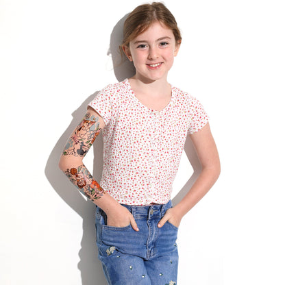 Best Furiends Full Sleeve Tattoo - Temporary Kids Tattoo Sleeve