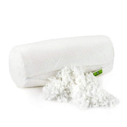 Adjustable Bamboo Cooling Bolster Pillow for Neck Back Knees