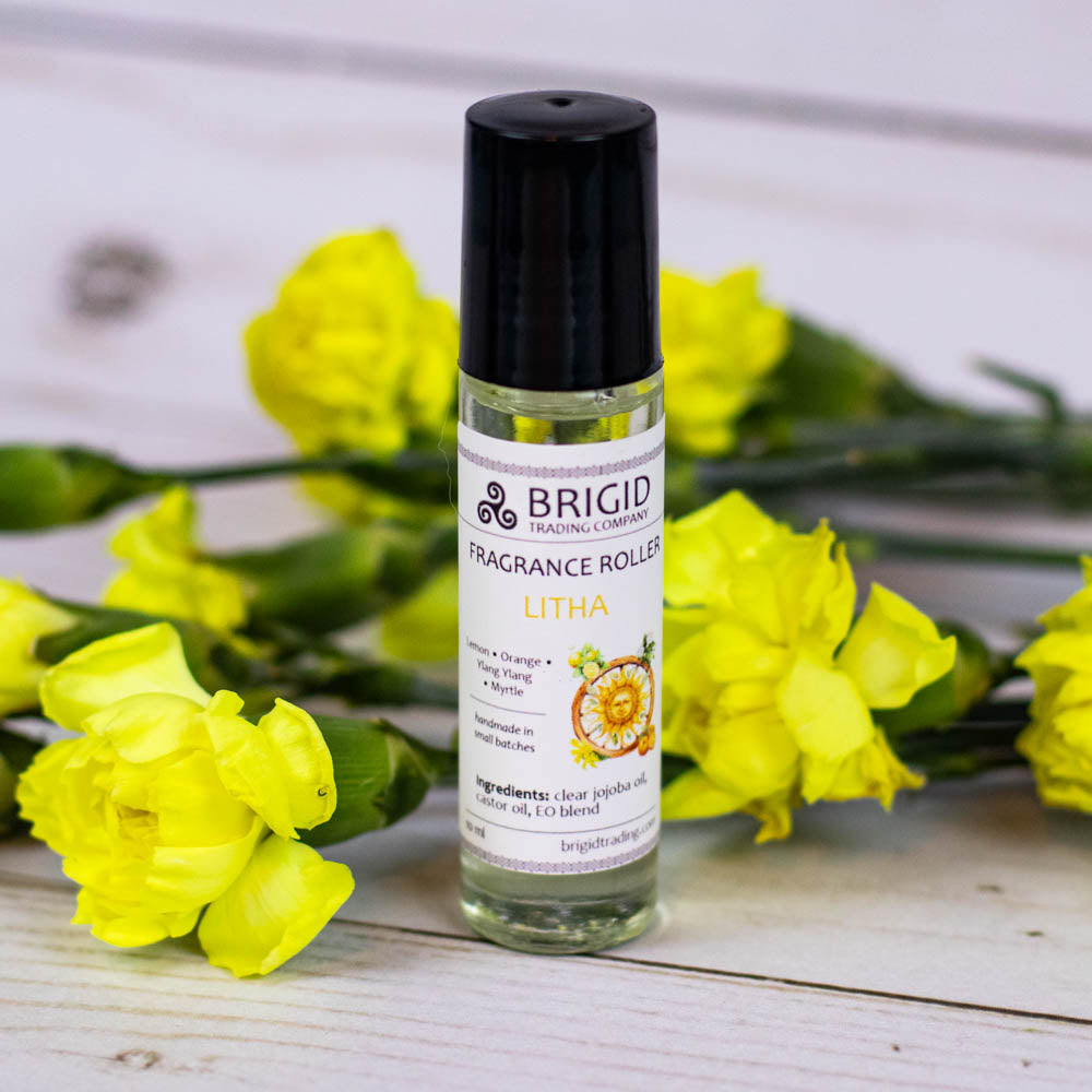 Litha Fragrance Roller – Lemon & Orange Natural Fragrance Oil