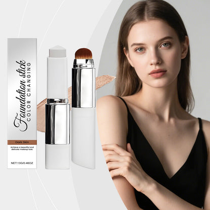 2-in-1 Color Changing Foundation Stick Deep Skin Tone