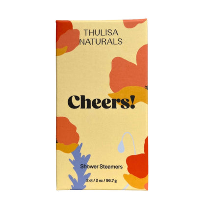 Cheers Pink Grapefruit Shower Steamers- 2 Pack
