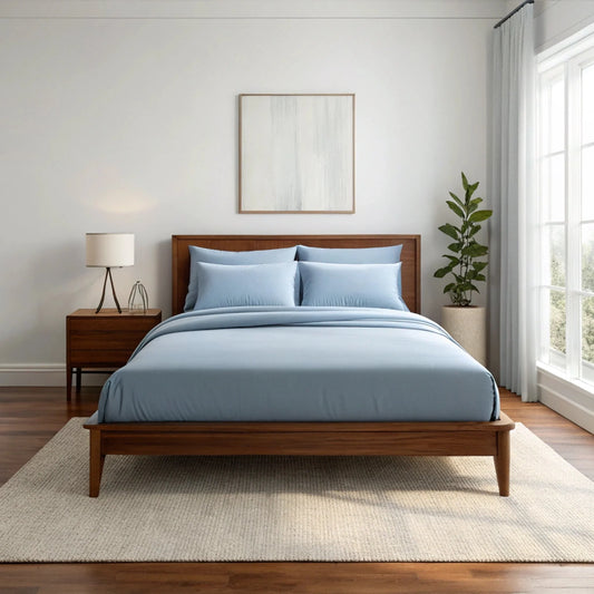 Copper Infused Bamboo Sheet Set for Cooler Sleep Comfort