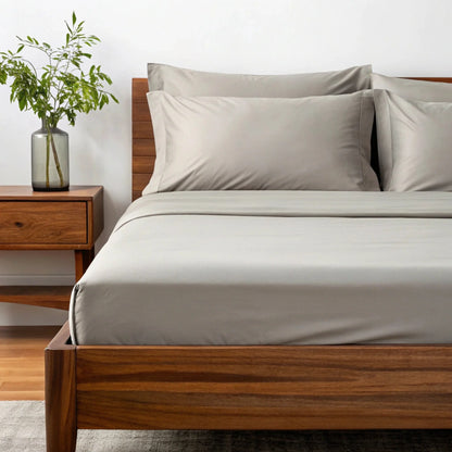 Copper Infused Bamboo Sheet Set for Cooler Sleep Comfort