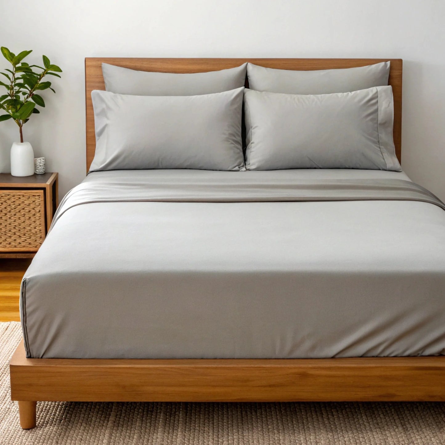 Copper Infused Bamboo Sheet Set for Cooler Sleep Comfort