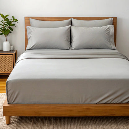 Copper Infused Bamboo Sheet Set for Cooler Sleep Comfort