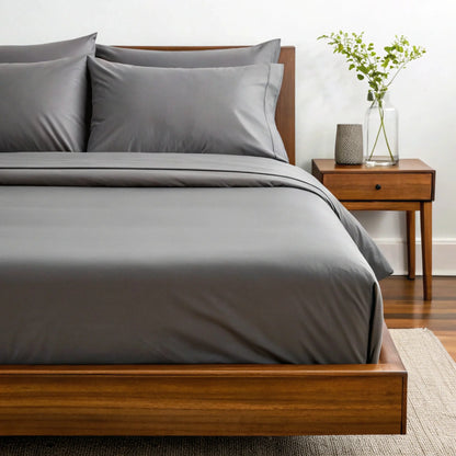 Copper Infused Bamboo Sheet Set for Cooler Sleep Comfort