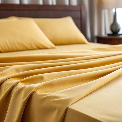 Copper Infused Bamboo Sheet Set for Cooler Sleep Comfort