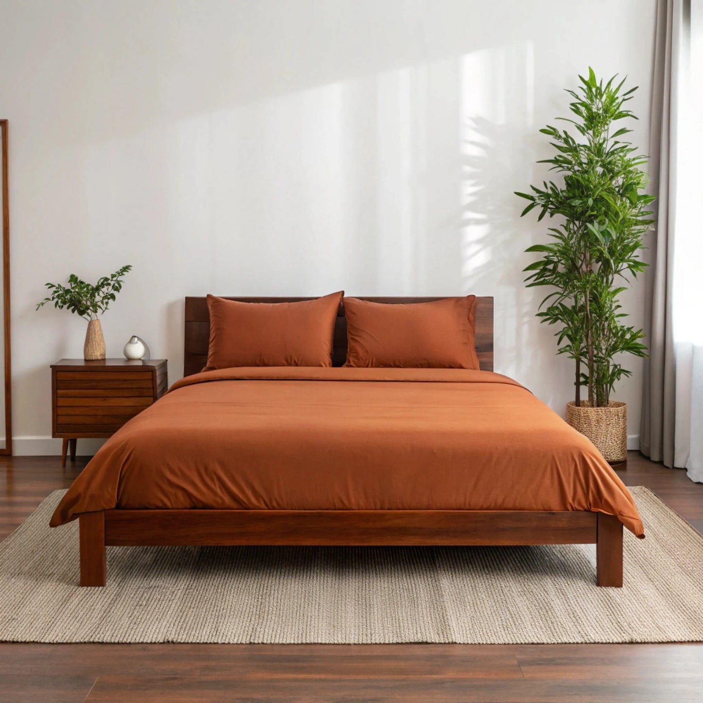 Copper Infused Bamboo Sheet Set for Cooler Sleep Comfort