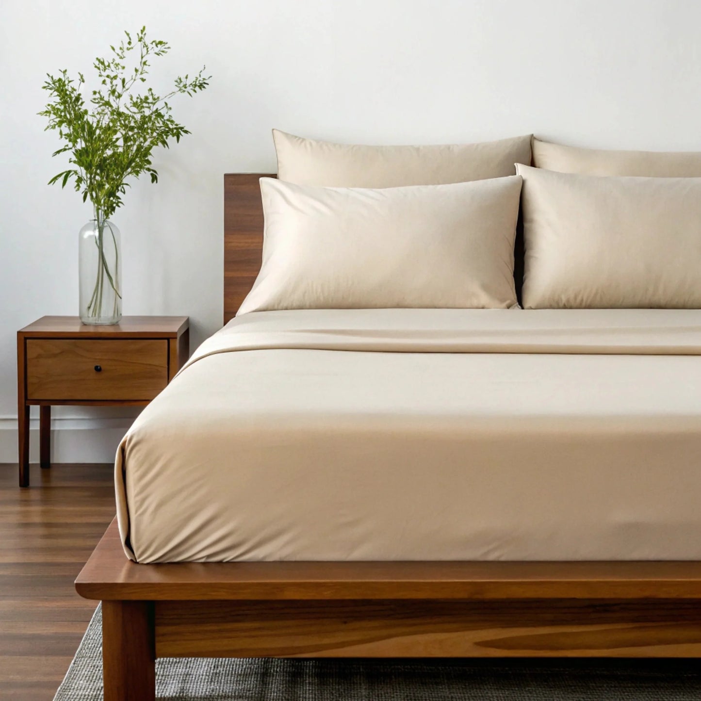 Copper Infused Bamboo Sheet Set for Cooler Sleep Comfort
