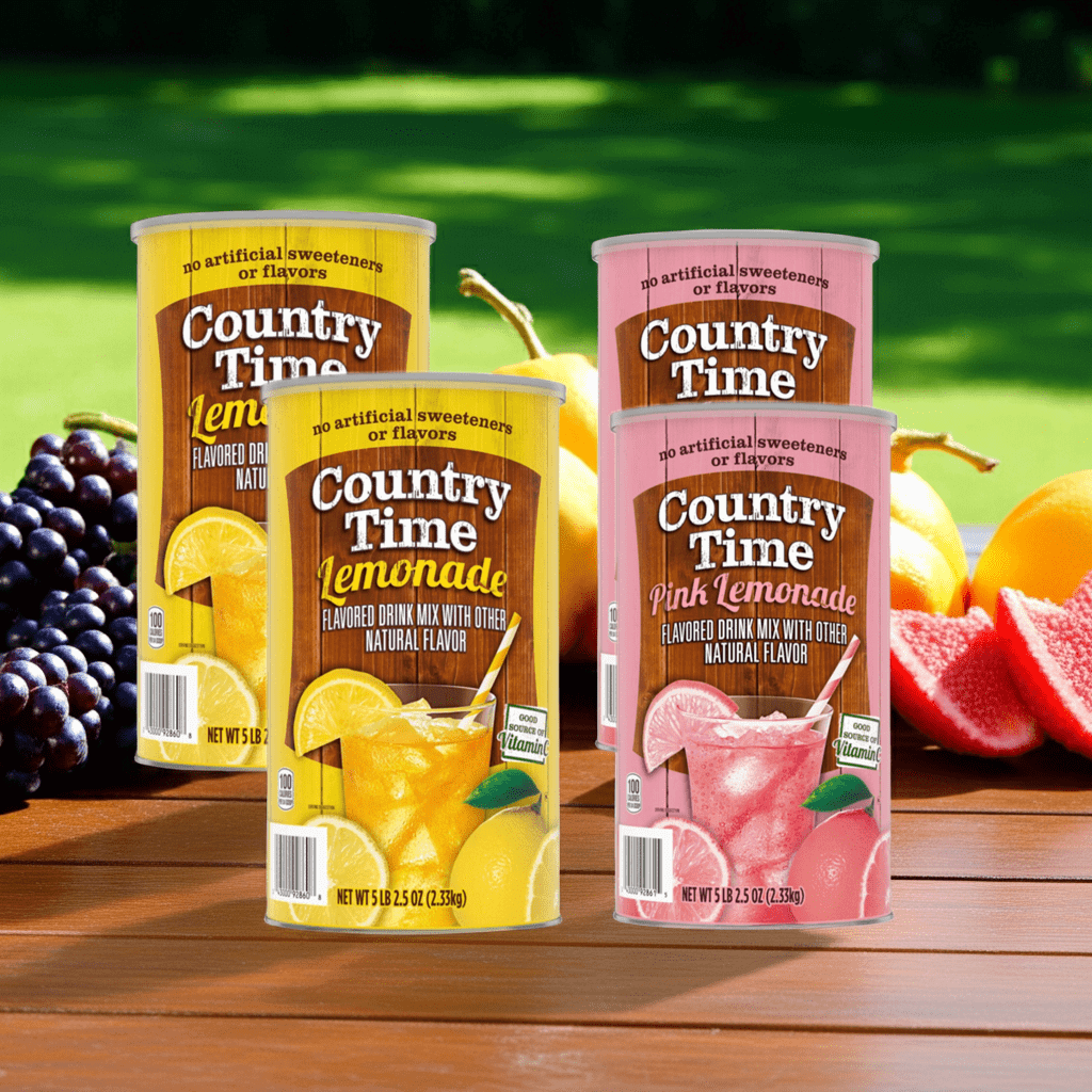 Country Time Lemonade & Pink Lemonade Mix  4-Pack 82.5 oz