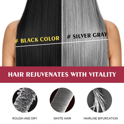 Black Hair Dye Shampoo Silver Gray
