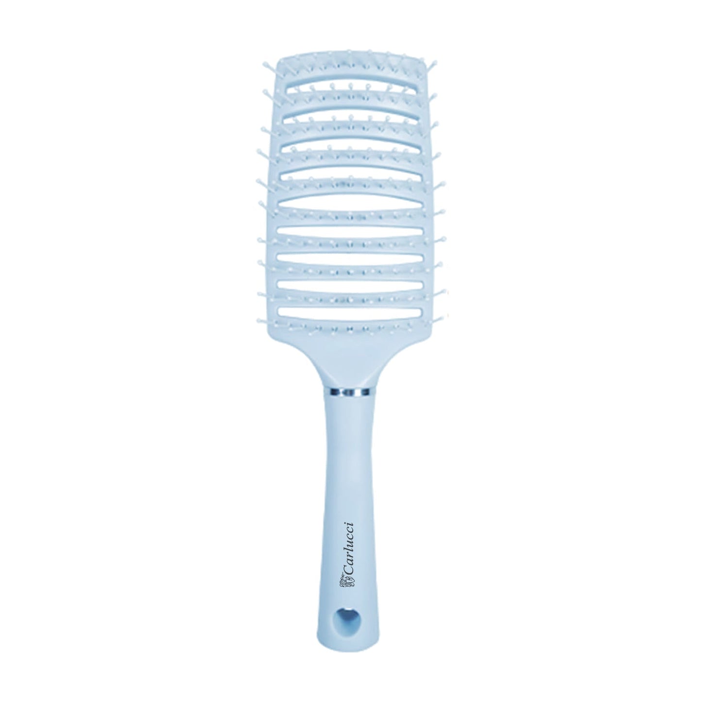 Curved Vented Hair Brush for Effortless Detangling