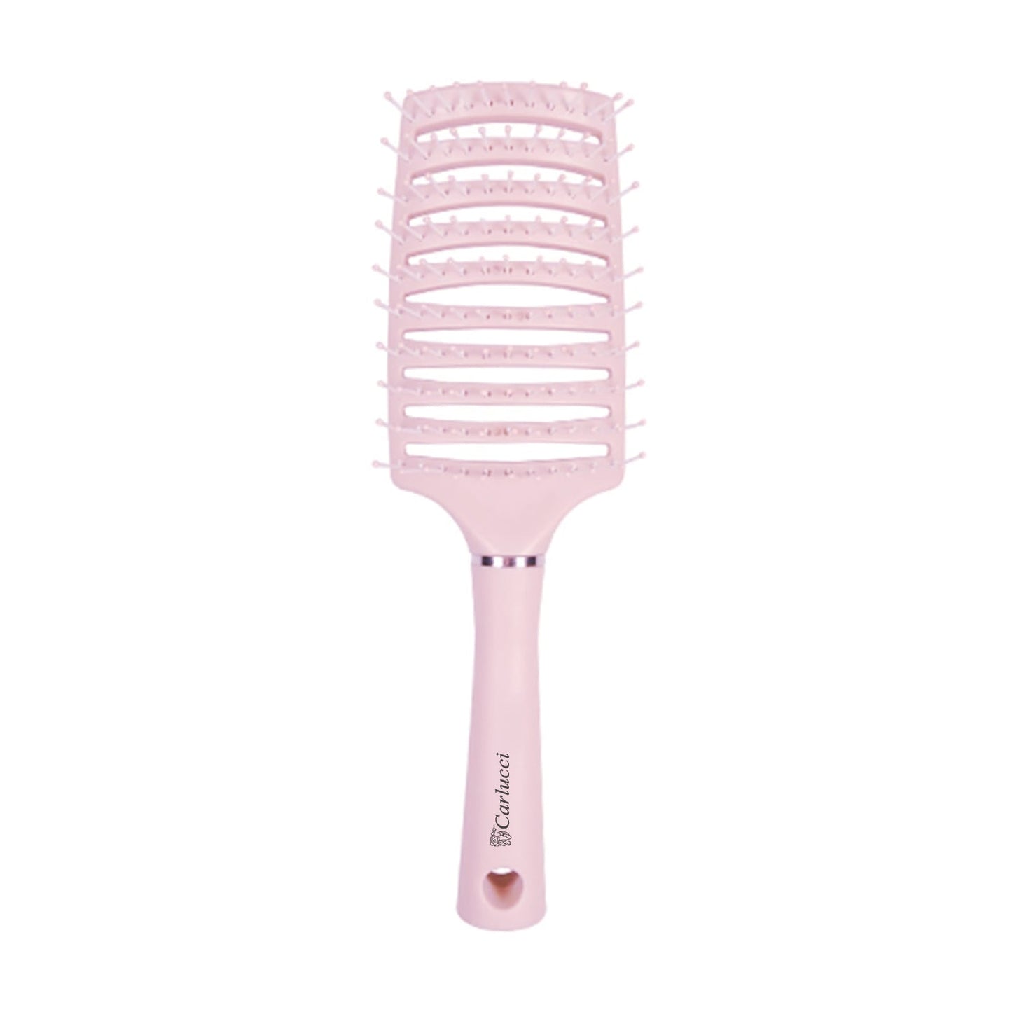 Curved Vented Hair Brush for Effortless Detangling