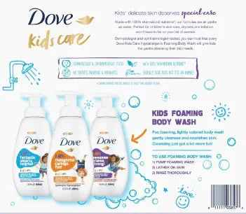 Dove Kids Care Foaming Body Wash, Variety Pack, 13.5 fl. oz., 3 pk.