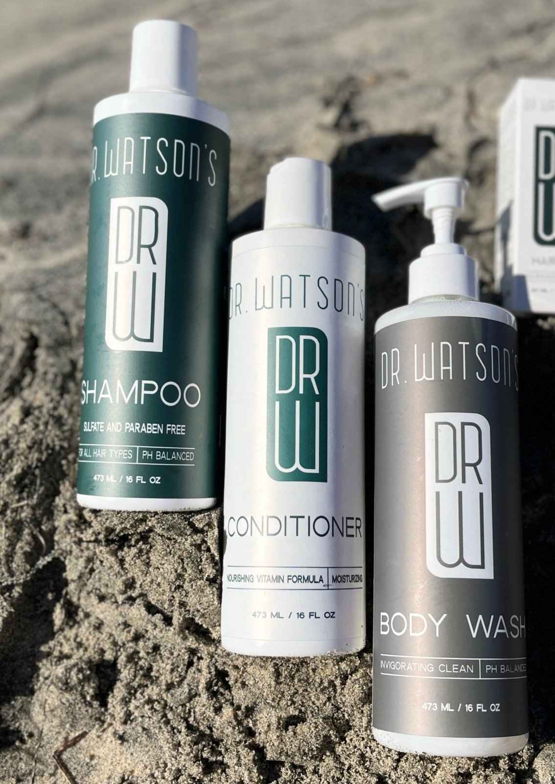 Dr. Watson's | Trio of Shampoo & Conditioner & Body Wash | 16 Oz Each