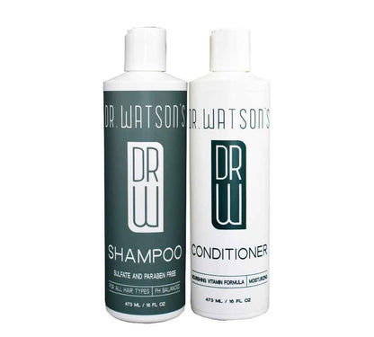Dr. Watson's | Trio of Shampoo & Conditioner & Body Wash | 16 Oz Each
