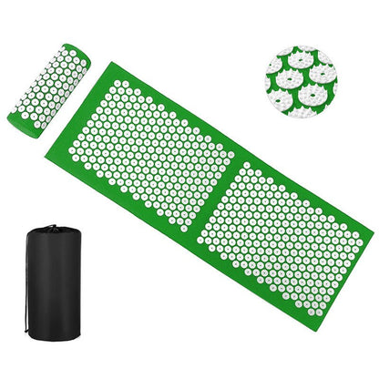 Drip Sweat Lotus Wellness Acupressure Mat with Pillow