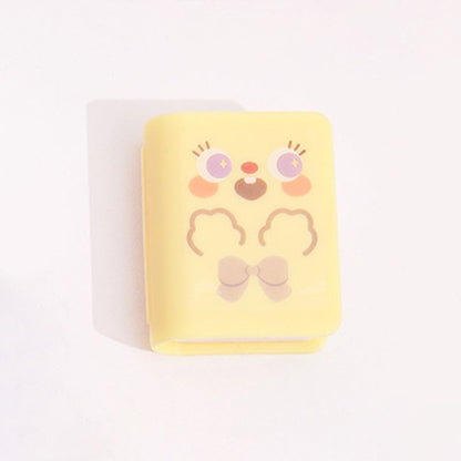1pc Eraser Scrunchie For 2pcs Stationery Book Shaped Scrunchie Multifunction Creative Gift