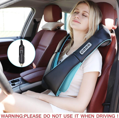 hiatsu Back Shoulder and Neck Massager with Heat, Electric Deep Tissue 4D Kneading Massage, Best Gifts for Women Men Mom Dad, Fathers Day, Mothers Day, Christmas Gifts