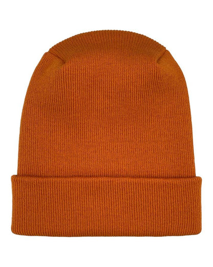 HAAKWEAR Theta-Stitch Cuffed Beanie - Designed and Made in USA (Patent Pending Design) - Tiger Orange