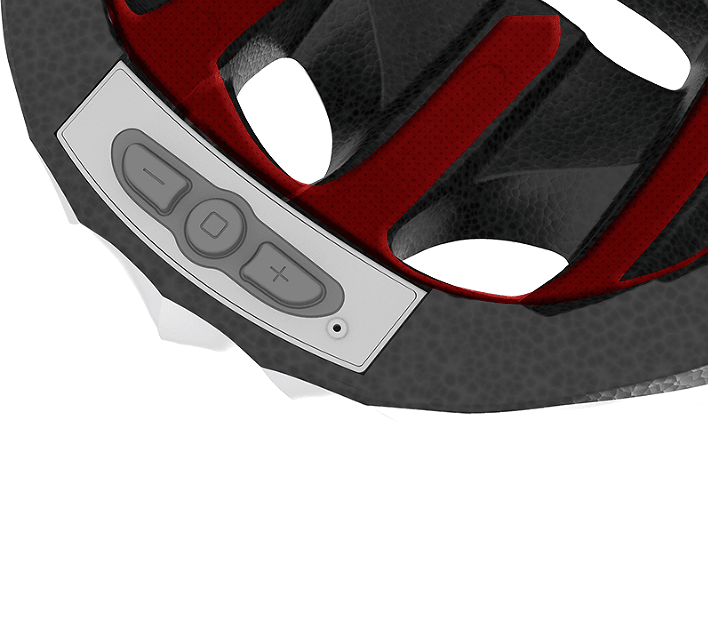 Bicycle Bluetooth helmet. (BT4.1 Bluetooth mode, 2X1W stereo phone, voice navigation GPS, MP3 music, ARGB LED dazzling tail light + left. Right turn signal lamp)