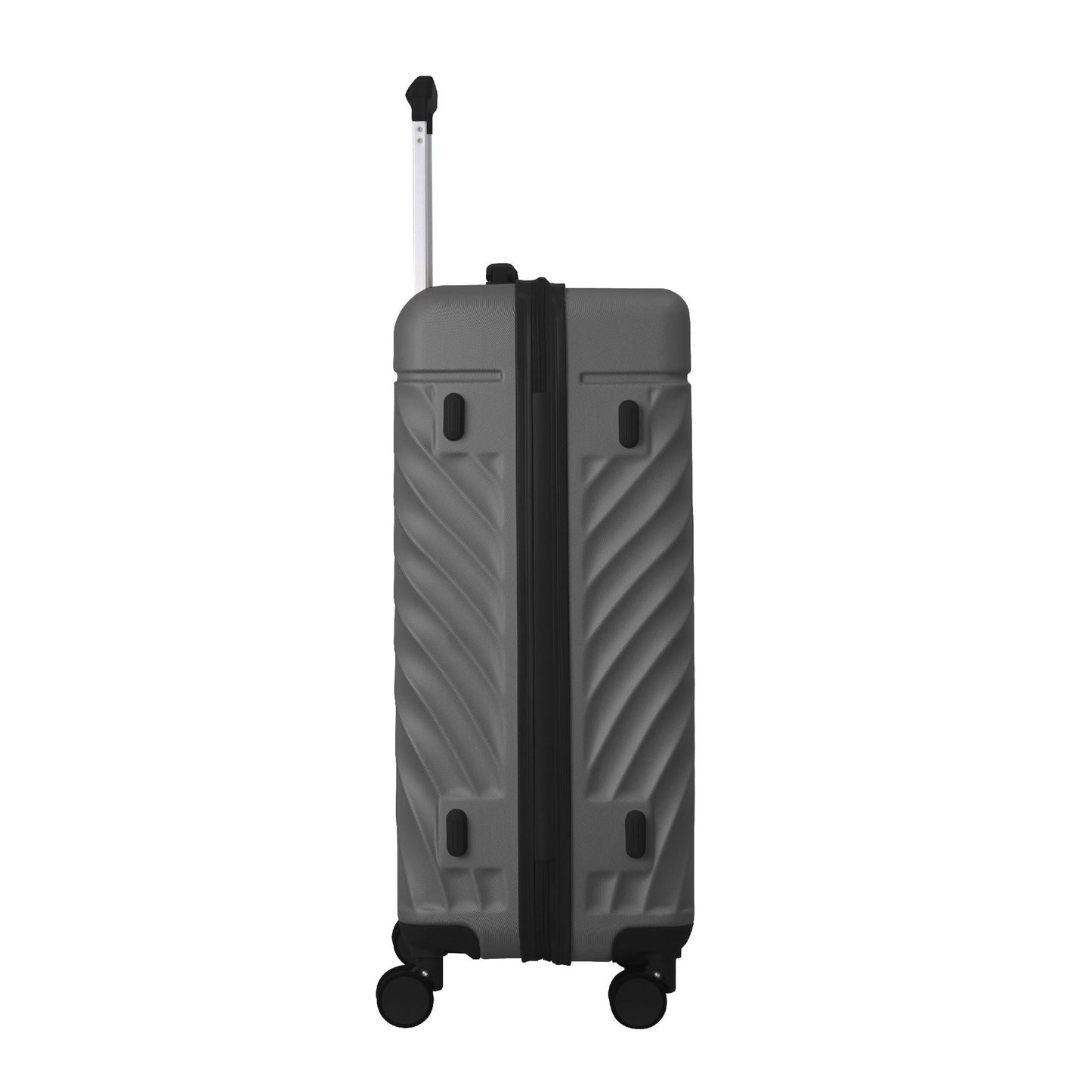 Luggage Sets ABS Hardshell 3pcs Luggage, Lightweight Durable Suitcase sets Spinner Wheels Suitcase with TSA Lock 20''24''28'' Available(Grey Ash)