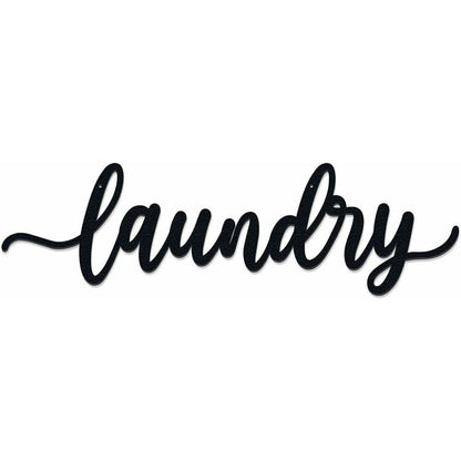 CIFbuy Metal Baked Paint Laundry Sign Wall Art Modern Laundry Room Decor (TikTok, temu pickup)