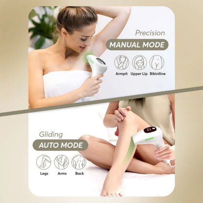 IPL Laser Hair Removal Device - 900,000 Flashes for Smooth Skin on Legs, Arms, and Bikini Line