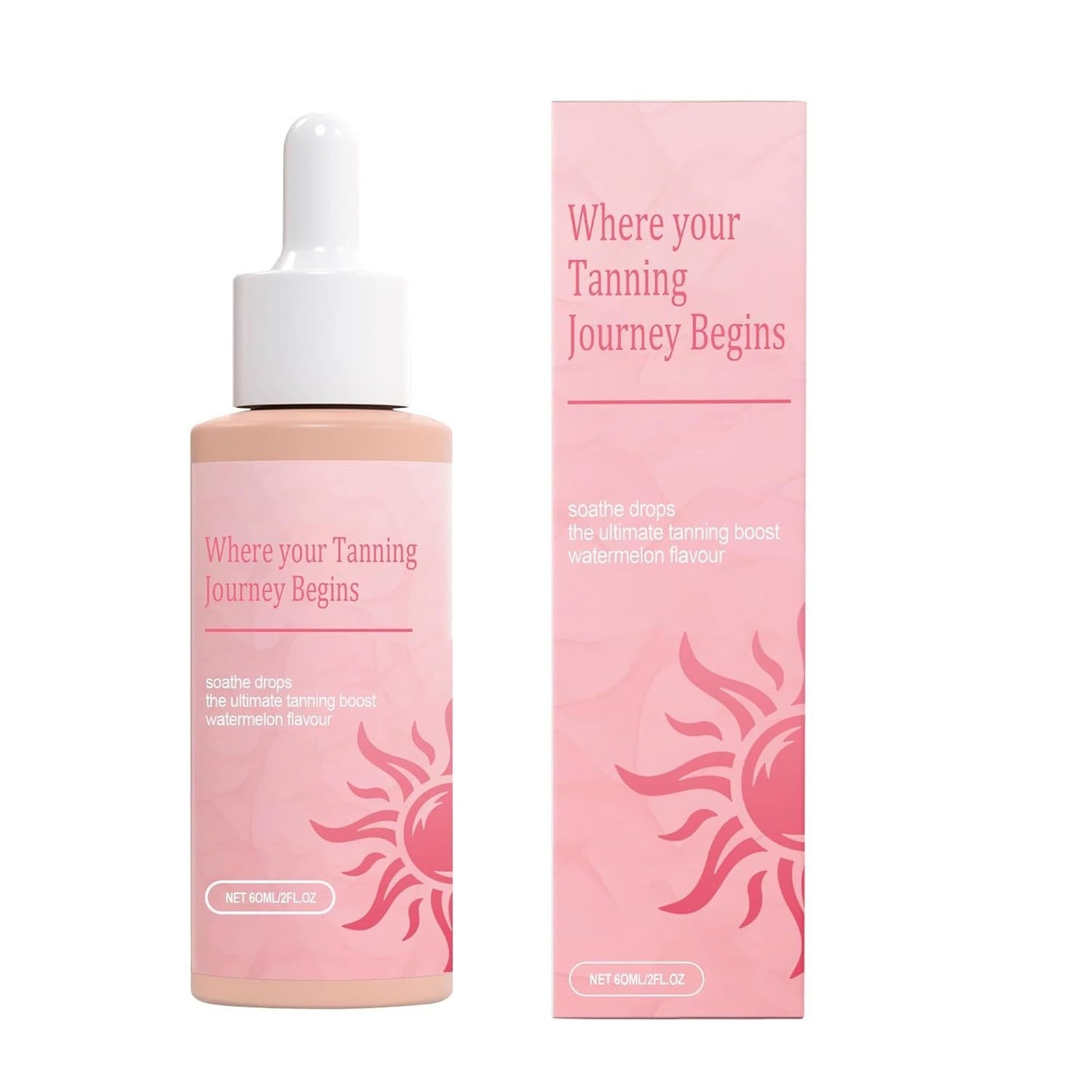 Sunless Tanning Drops - Natural Oral Solution for a Beautiful Glow Without Sun Exposure