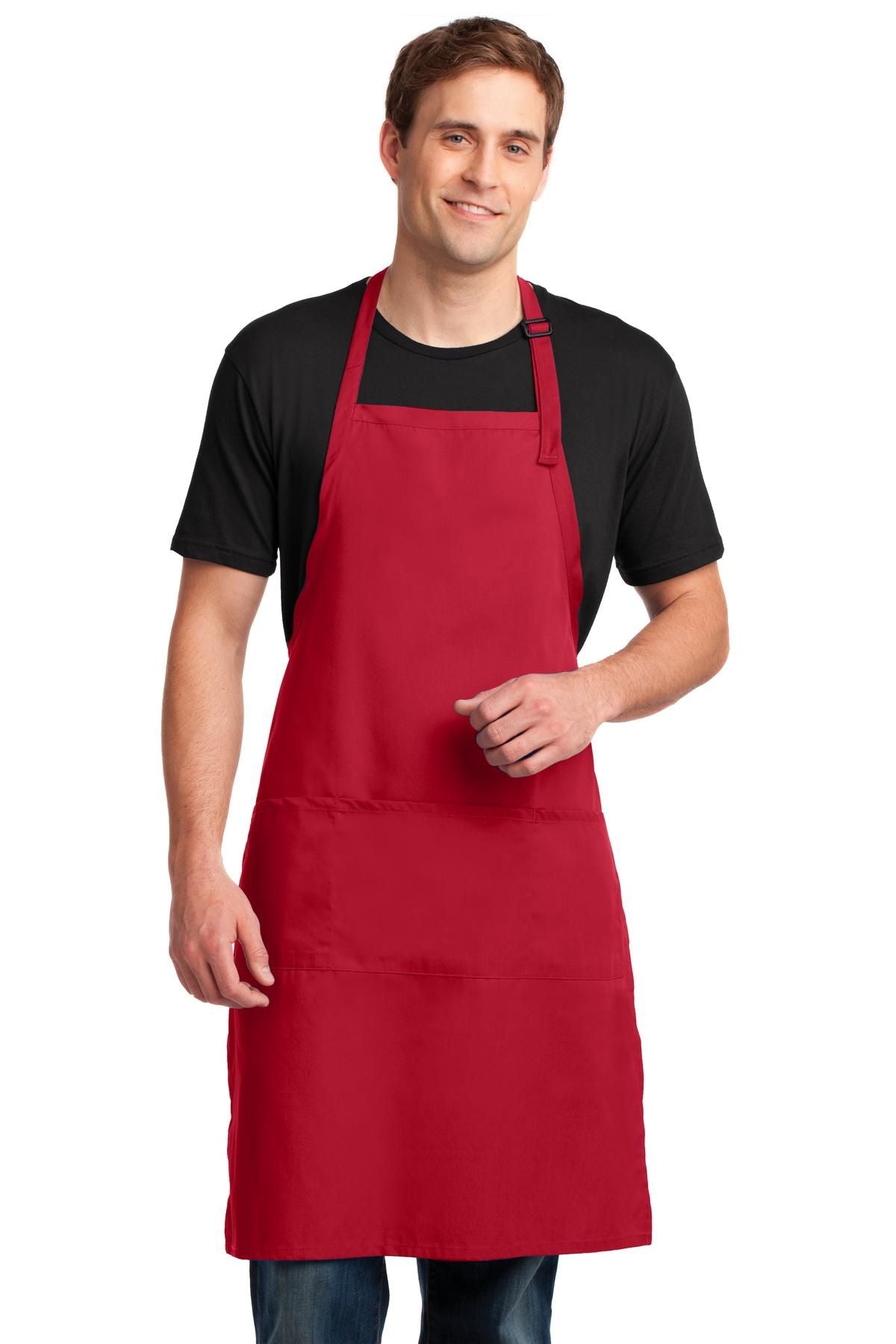 Port Authority Easy Care Extra Long Bib Apron with Stain Release A700