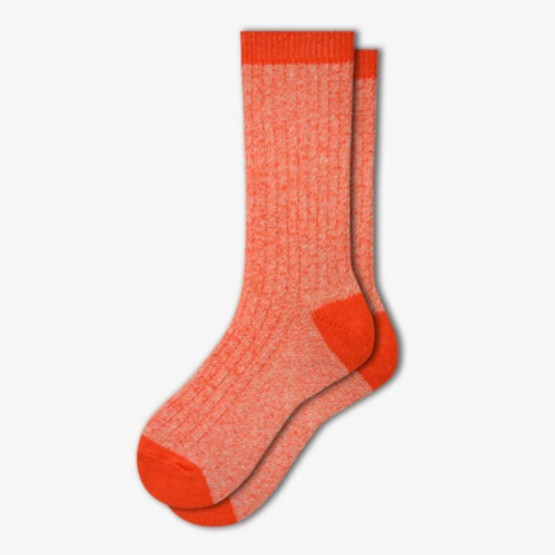 Women's Crew Socks for Hiking, Biking, Camping in Cotton