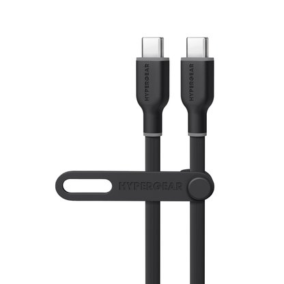 HyperGear Flexi PRO USB-C to USB-C Cable 10ft Black
