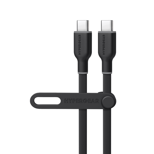 HyperGear Flexi PRO USB-C to USB-C Cable 10ft Black