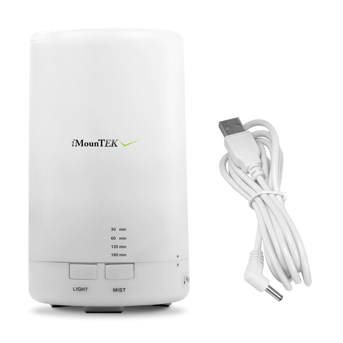 Ultrasonic Cool Mist Humidifier Mini Aroma Essential Oil Diffuser with Colorful Lights 4 Timer Settings