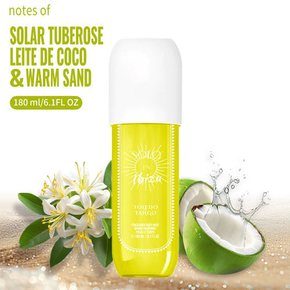[SOLO EN IBIZA Mist] 4pcs Set SOLO EN IBIZA6.1fl.oz Long-Lasting Hair & Body Fragrance Misfor Women Perfect for Dating, Parties and GiftGiving
